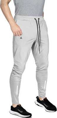 AVOLT Solid Men Grey Track Pants