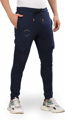 Stellers Solid Men Blue Track Pants