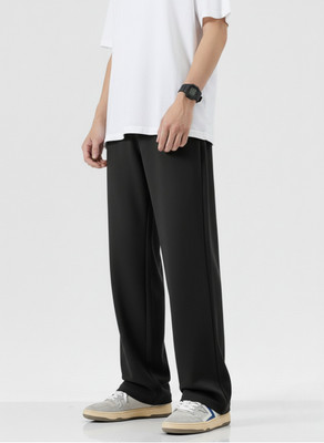 Dockstreet Striped Men Black Track Pants