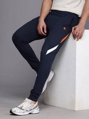 HRX by Hrithik Roshan Printed Men Dark Blue Track Pants