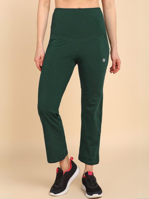 Zelena Solid Women Green Track Pants