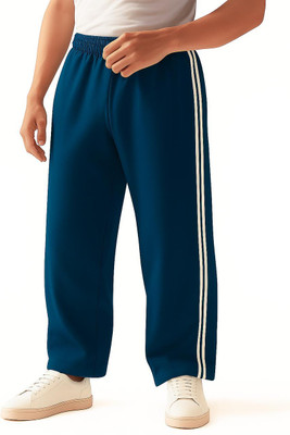 Mitita Fashion Striped Men Blue Track Pants