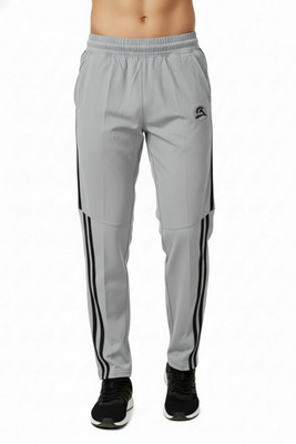 HILL7 Self Design Men Grey Track Pants