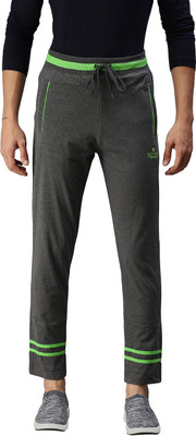 ONN Solid Men Silver Track Pants