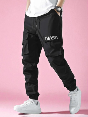 Kesaria Textile Company Solid Men Black Track Pants