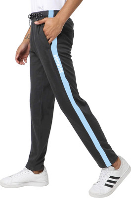 AVOLT Solid Men Black Track Pants