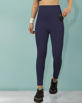 BEYOGINI Solid Women Blue Track Pants