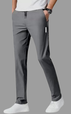 AR 9 Printed Men Grey Track Pants