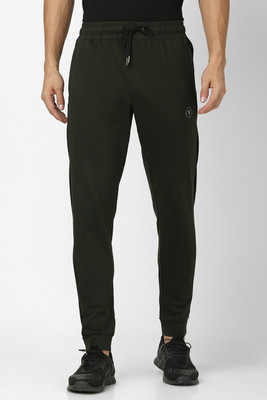 VAN HEUSEN Printed Men Green Track Pants