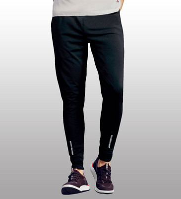 AARADH Solid Men Black Track Pants