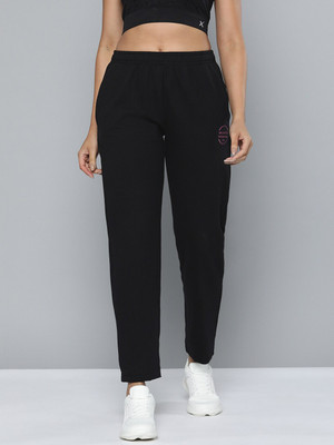 HRX by Hrithik Roshan Solid Women Black Track Pants