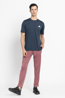 ADIDAS Solid Men Red Track Pants