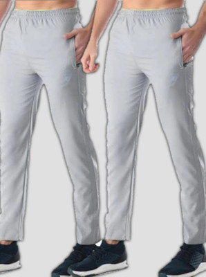 M2kFASHION Solid Men Dark Blue Track Pants