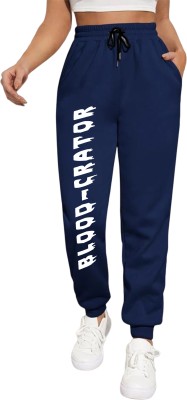 Tabadtod Printed Women Dark Blue Track Pants