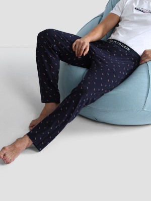 U.S. POLO ASSN. Printed Women Blue Track Pants