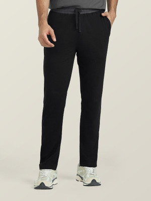 XYXX Solid Men Black Track Pants