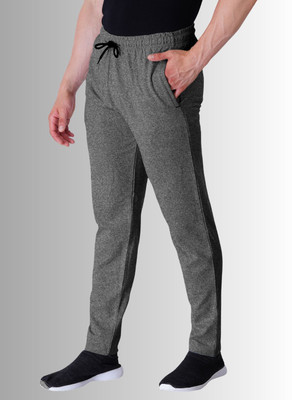 Kartblack Self Design Men Grey Track Pants