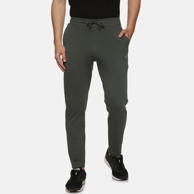 INFINIA Solid Men Green Track Pants