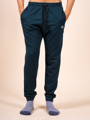 FABdon Solid Men Green Track Pants