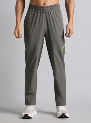 Cult Solid Men Grey Track Pants