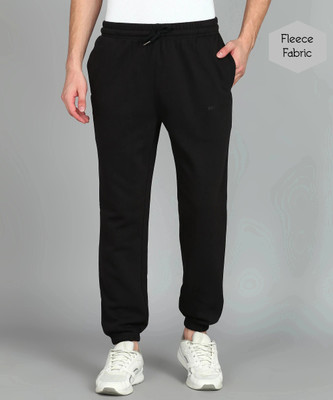 Alan Jones Solid Men Black Track Pants