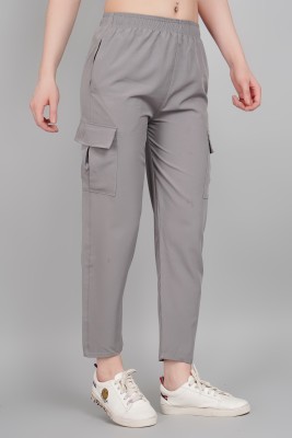 PERFECT PRODUCTION Solid Women Grey Track Pants