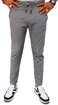 ISPORTO Self Design Men Grey Track Pants