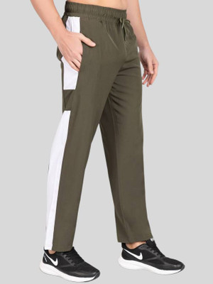 Pyro Spirit Colorblock Men Dark Green Track Pants