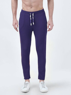 NAIMA ENTERPRISES Solid Men Dark Blue Track Pants