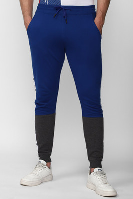 PETER ENGLAND Printed Men Blue Track Pants