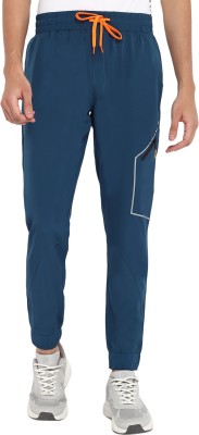 YUUKI Printed Men Blue Track Pants