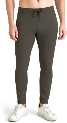 KWINGS Solid Men Beige Track Pants