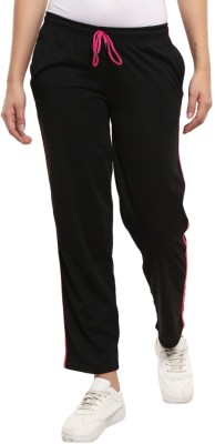 V-MART Solid Women Black, Black Track Pants