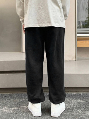 Daphne Maurier Solid Men Black Track Pants