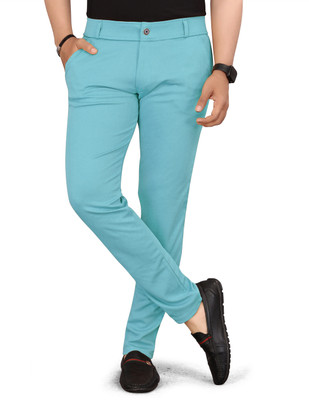 Zonoti Regular Fit Men Light Blue Trousers