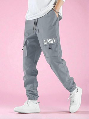 Kesaria Textile Company Solid Men Grey Track Pants