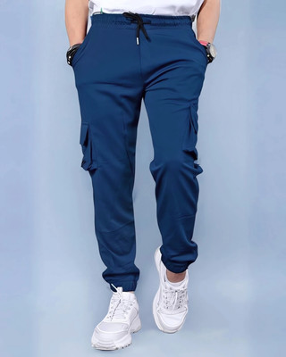 SB Trend Solid Men Grey Track Pants