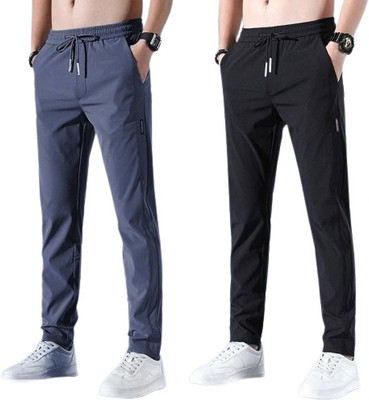 Smile IN LIFE Solid Men Multicolor Track Pants