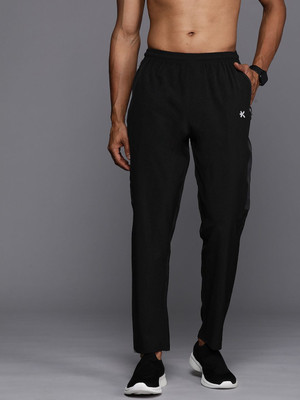 HRX by Hrithik Roshan Solid Men Black Track Pants