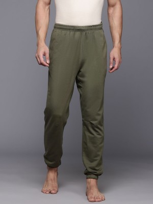 HRX by Hrithik Roshan Solid Men Olive Track Pants