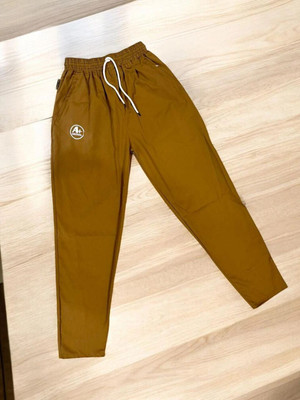 FREAKK FITS Solid Men Brown Track Pants