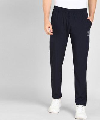 YUNEK Colorblock Men Dark Blue Track Pants