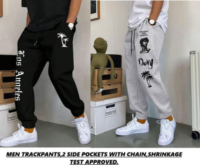 Yobdel Printed Men Multicolor Track Pants