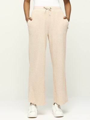 Pepe Jeans Self Design Women Pink Track Pants