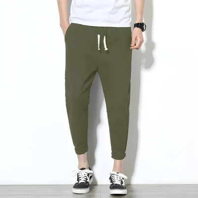 SURUBALA Solid Men Grey Track Pants