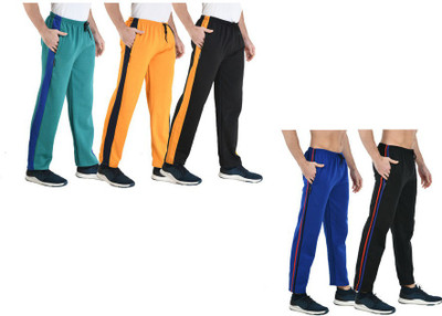 KAVYA Striped Men Multicolor Track Pants