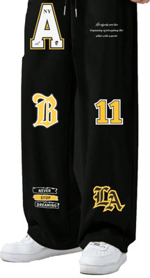 JUGULAR Printed Men Black Track Pants