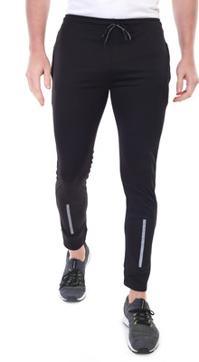 Mom's Cradle Solid Men Black Track Pants