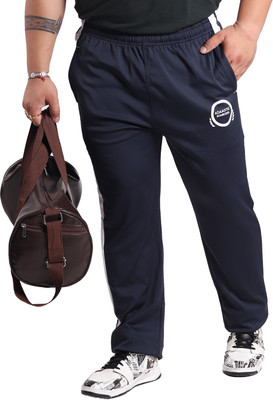HoC Solid Men Blue Track Pants