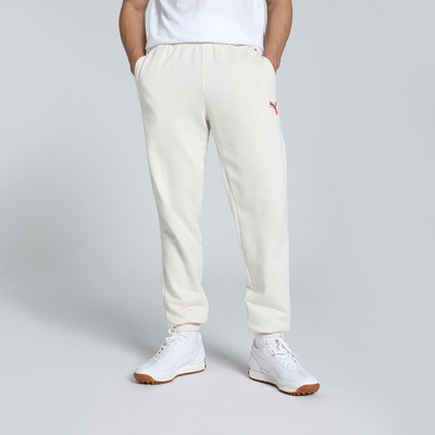 PUMA Solid Men White Track Pants